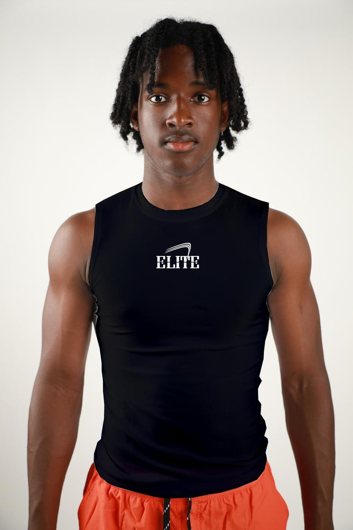 Elite - Sleeveless Compression Shirt - Black