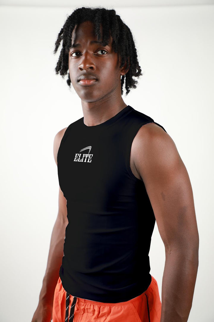 Elite - Sleeveless Compression Shirt - Black