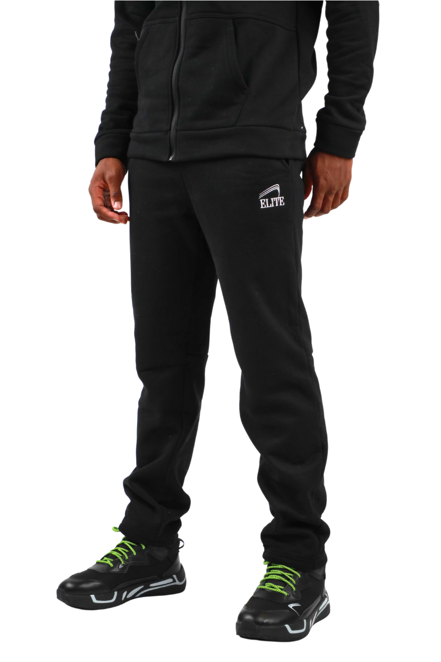 ELITE THERMAL TITAN FLEECE SET - Black