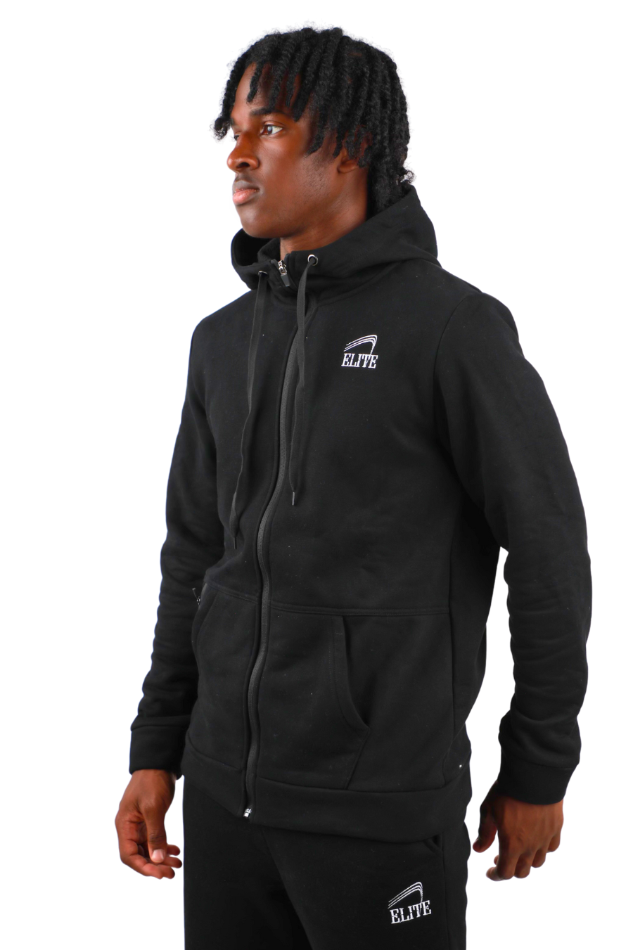 ELITE THERMAL TITAN FLEECE SET - Black