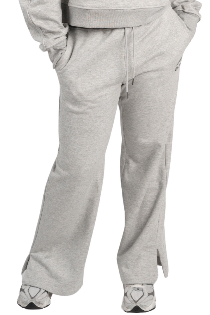 Women's Elite Flared Leg Fleece Pant - Heather Grey