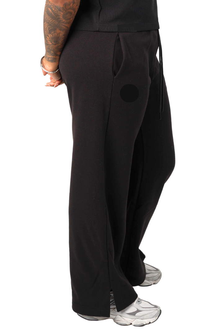 Women's Elite Flared Leg Fleece Pant - Black