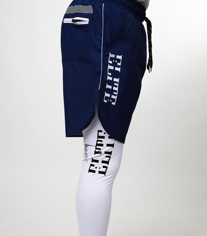 Elite Performance Shorts  - Navy Blue