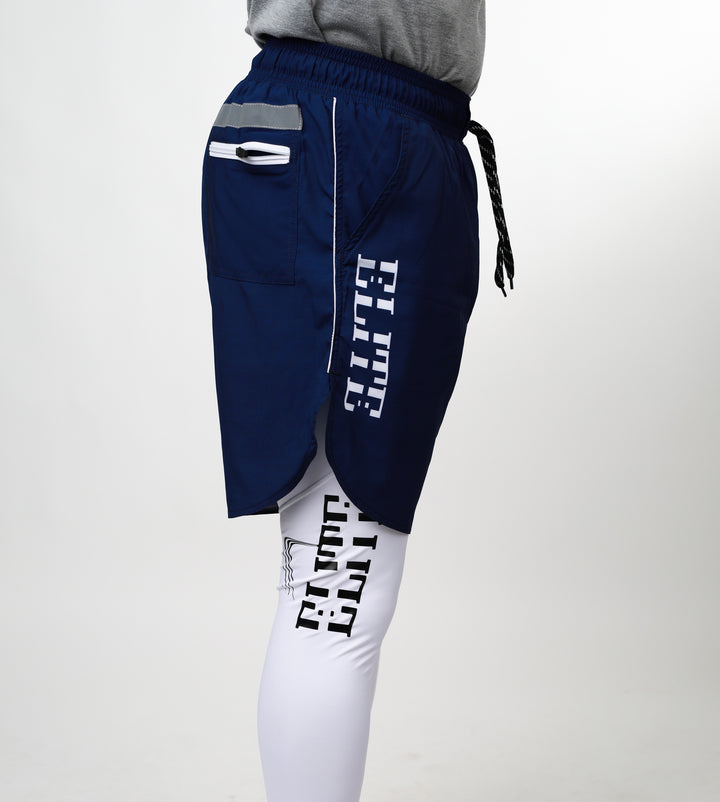 Elite Performance Shorts  - Navy Blue