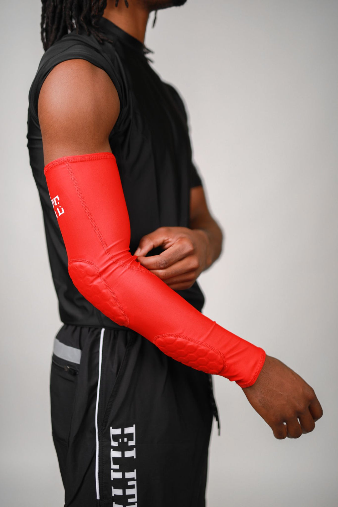 Elite - Padded Arm Sleeve Red