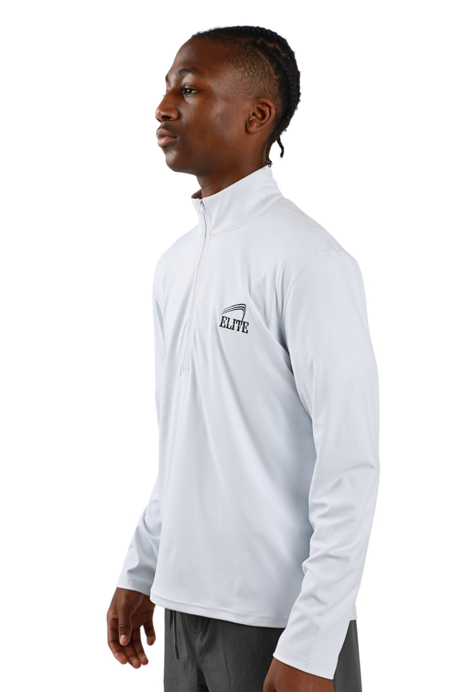 Elite Training 1/4 Zip - White