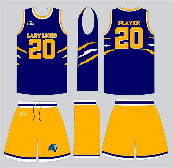 LA KEY GIRLS  - Reversible Uniform Yellow and Blue