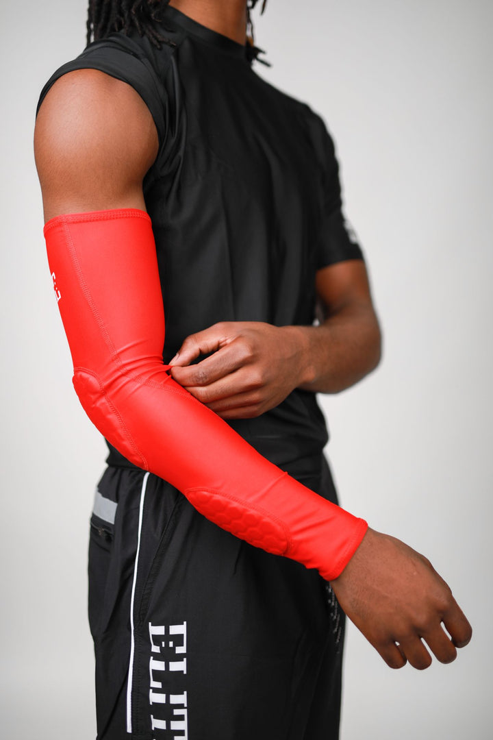 Elite - Padded Arm Sleeve Red