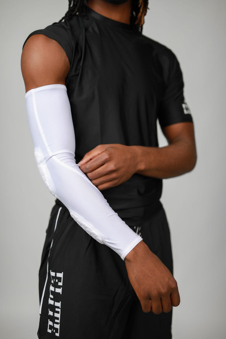 Elite - Padded Arm Sleeve White