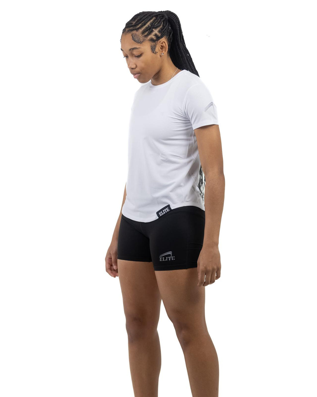 Women’s High Waisted Biker Shorts - Black