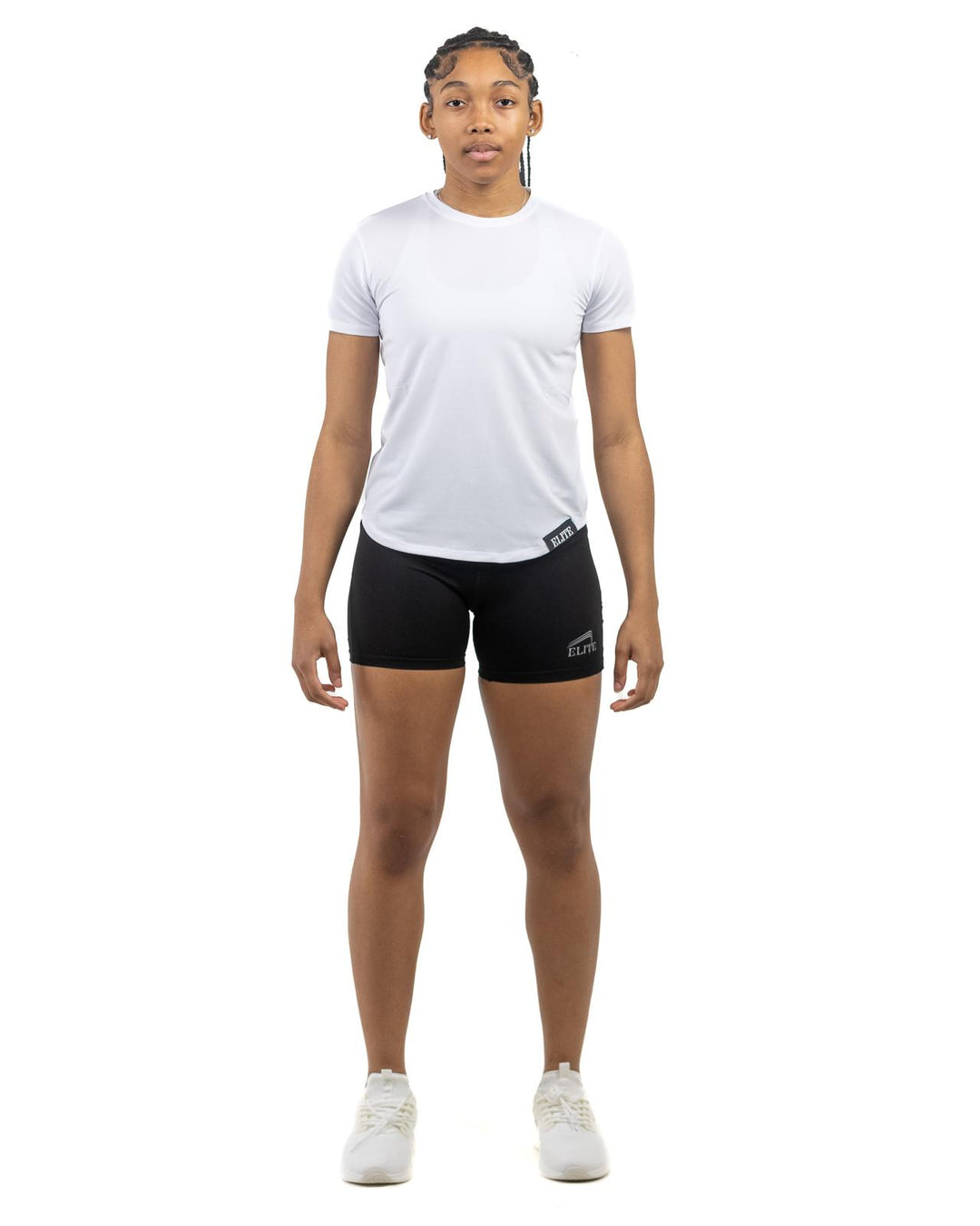 Women’s High Waisted Biker Shorts - Black