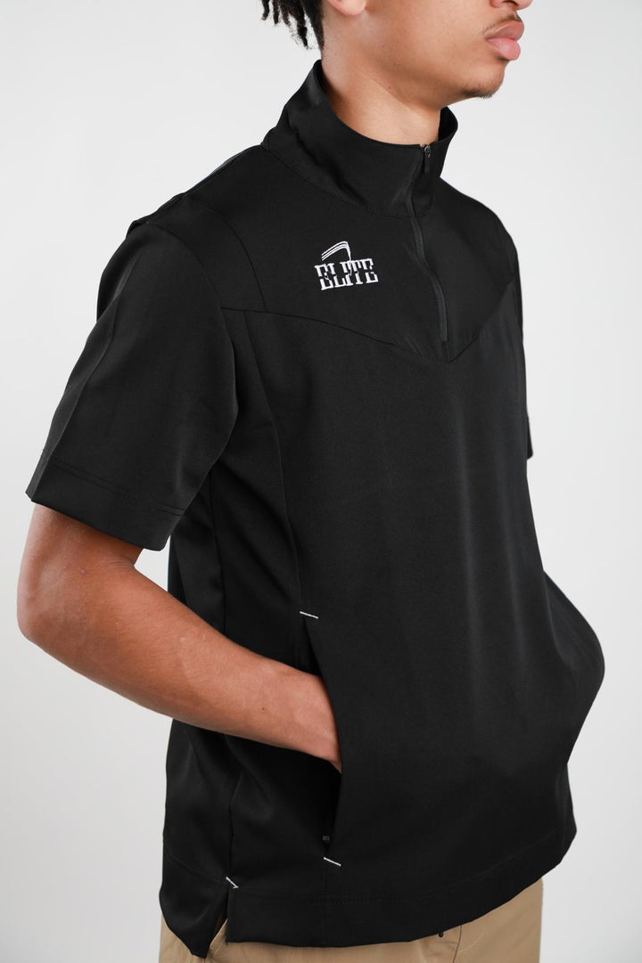Elite Sideline Coach Pullover - Black