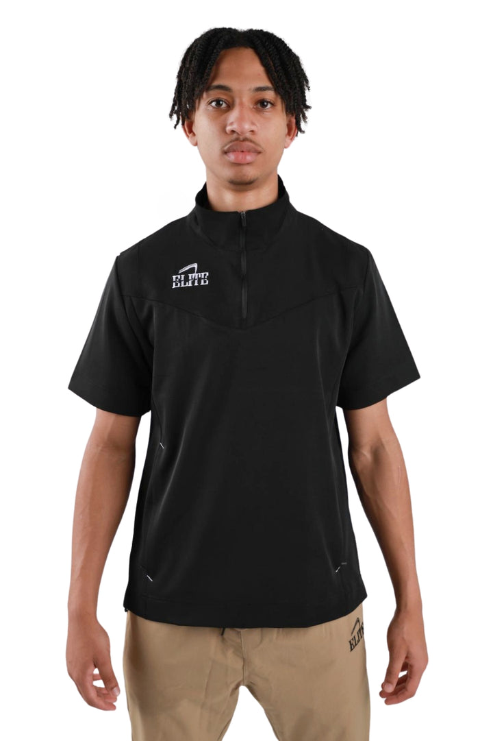 Elite Sideline Coach Pullover - Black