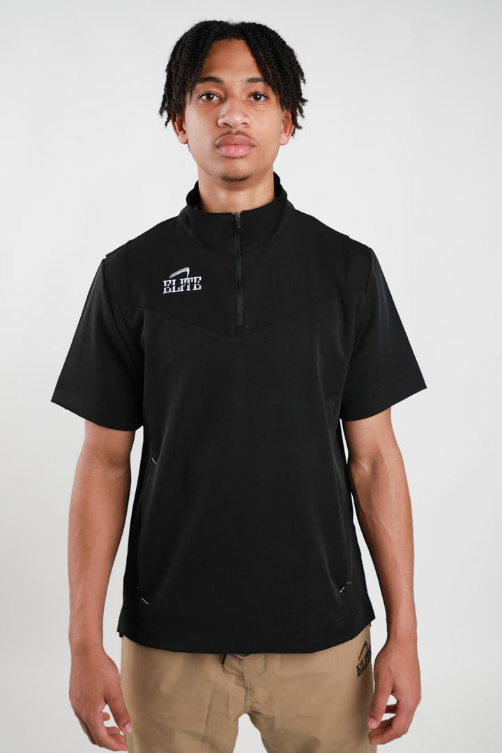 Elite Sideline Coach Pullover - Black