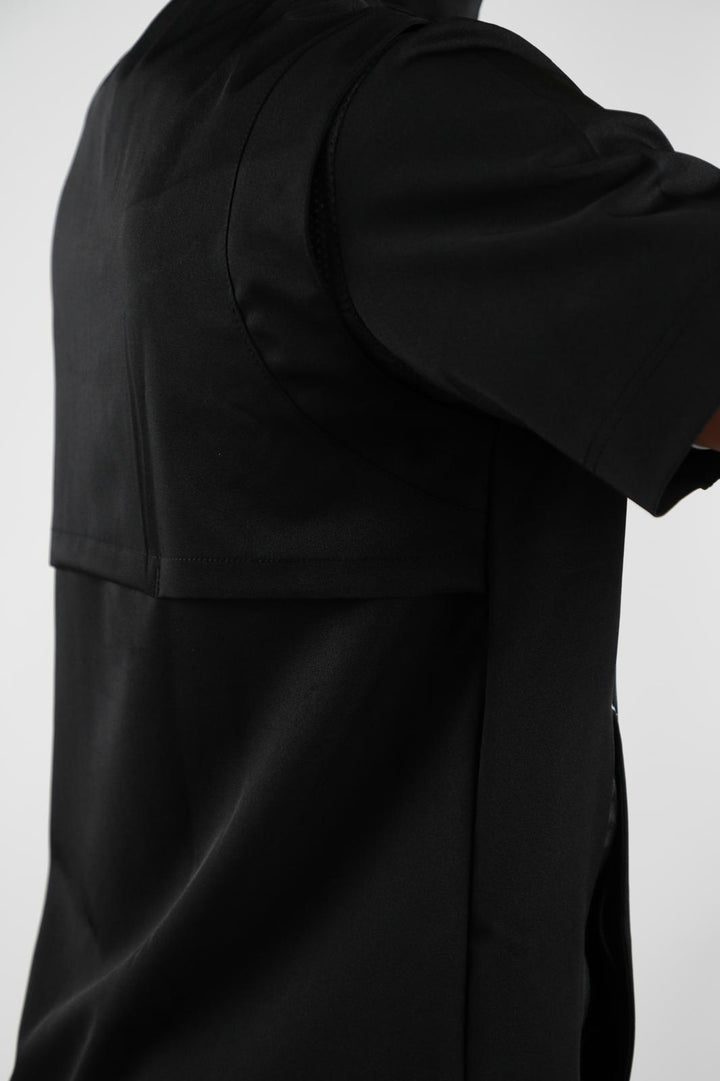Elite Sideline Coach Pullover - Black