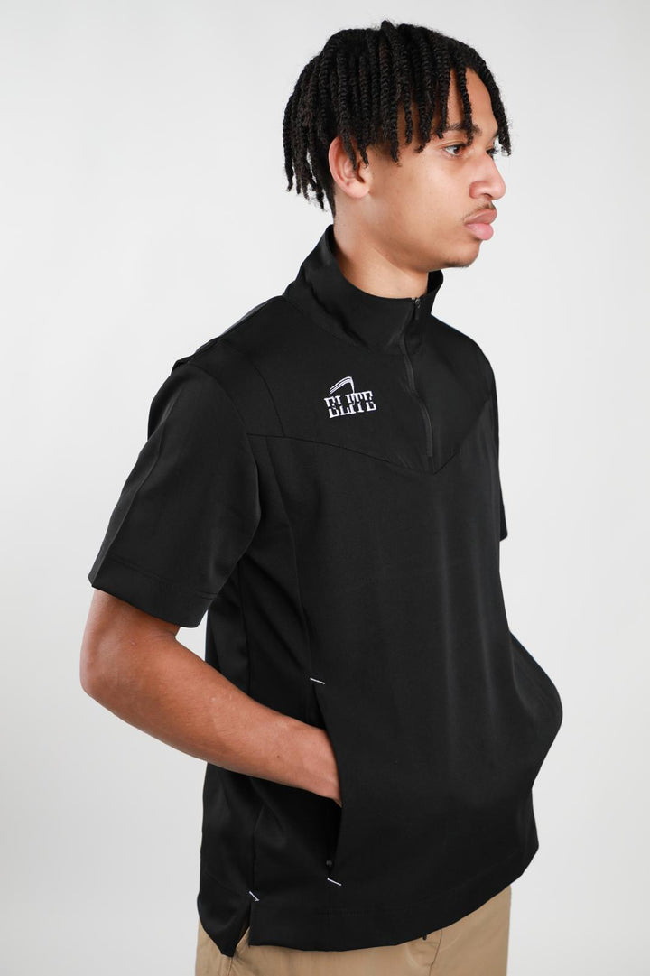 Elite Sideline Coach Pullover - Black
