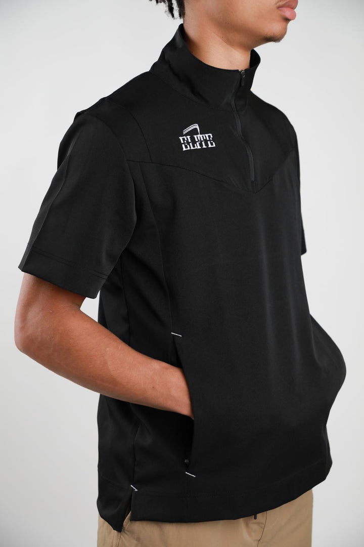 Elite Sideline Coach Pullover - Black