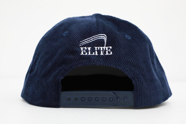 SULAB CLASSIC CORDUROY BASEBALL HAT - NAVY BLUE