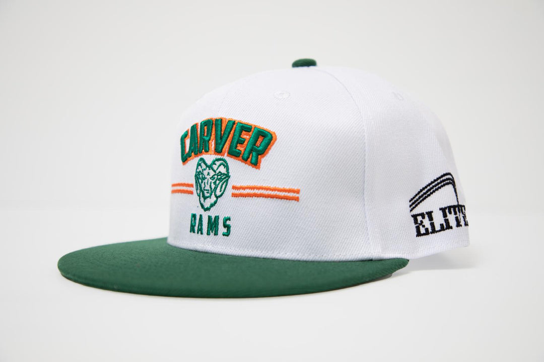 Carver SnapBack Hat - White/Green