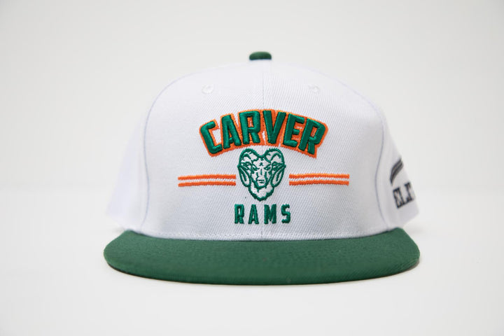 Carver SnapBack Hat - White/Green