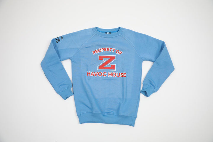 Property of Havoc House Crewneck - Blue