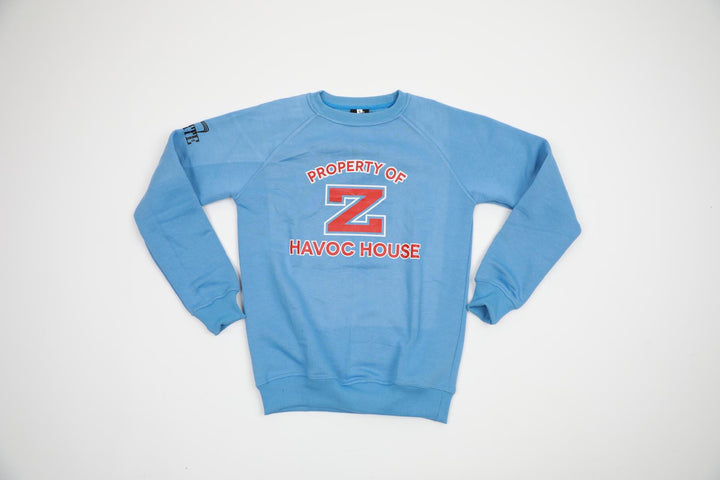 Property of Havoc House Crewneck - Blue