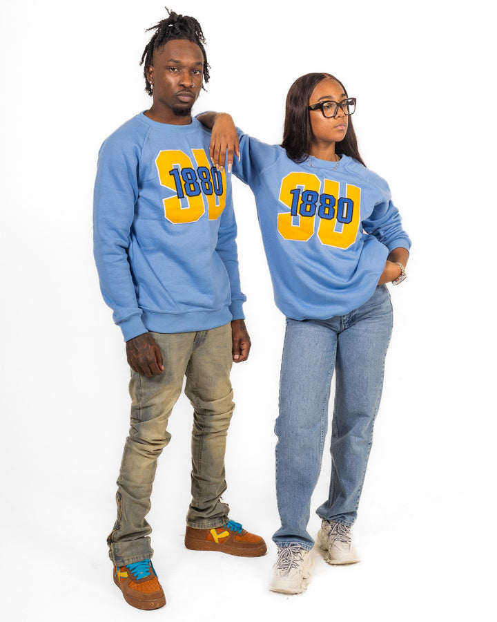 1880 Crewneck - Columbia Blue