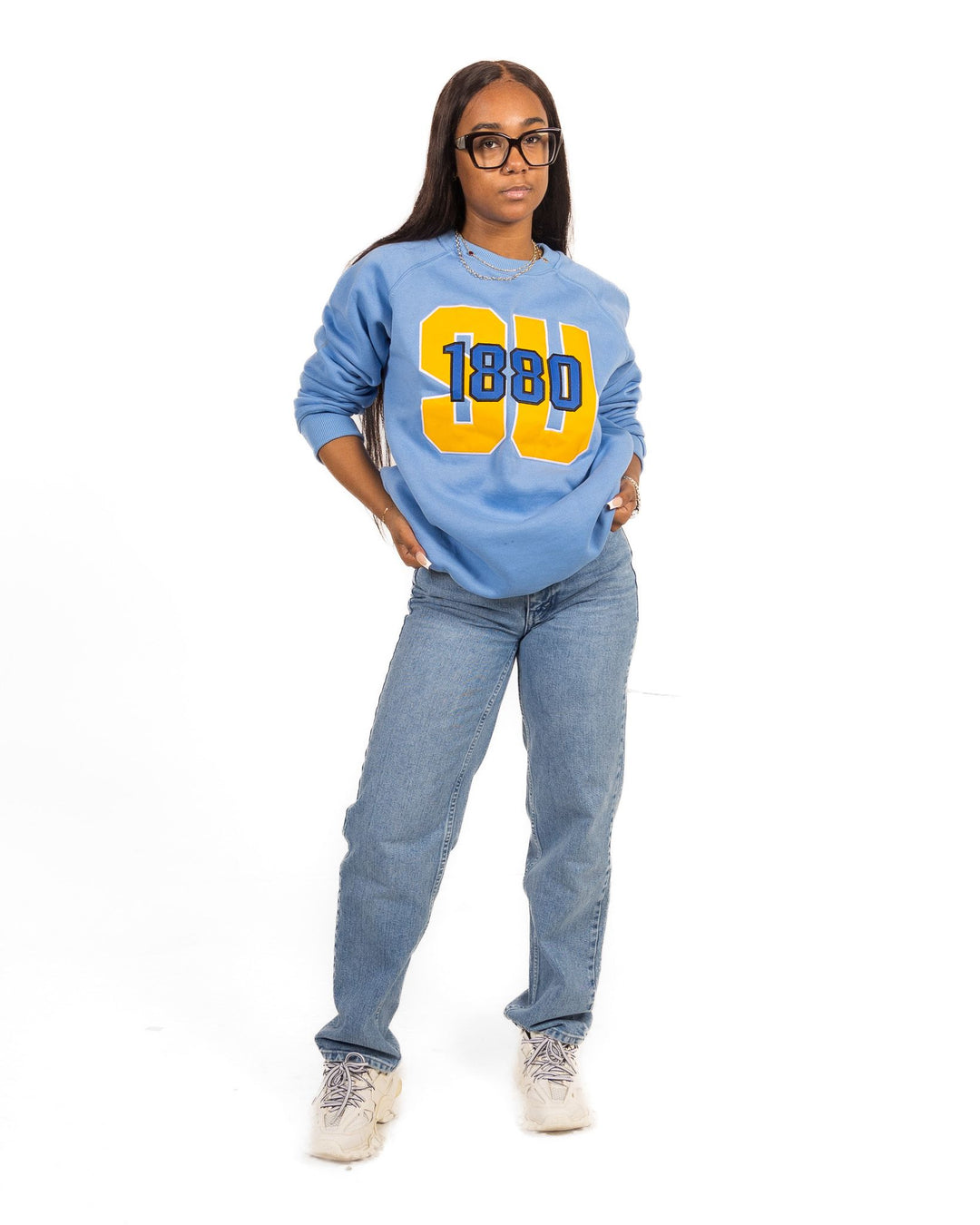 1880 Crewneck - Columbia Blue