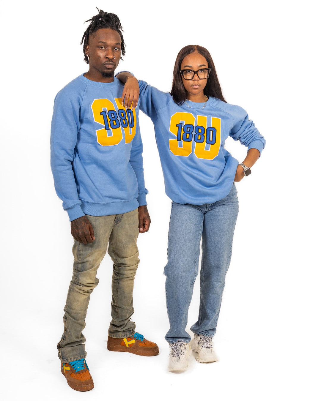 1880 Crewneck - Columbia Blue