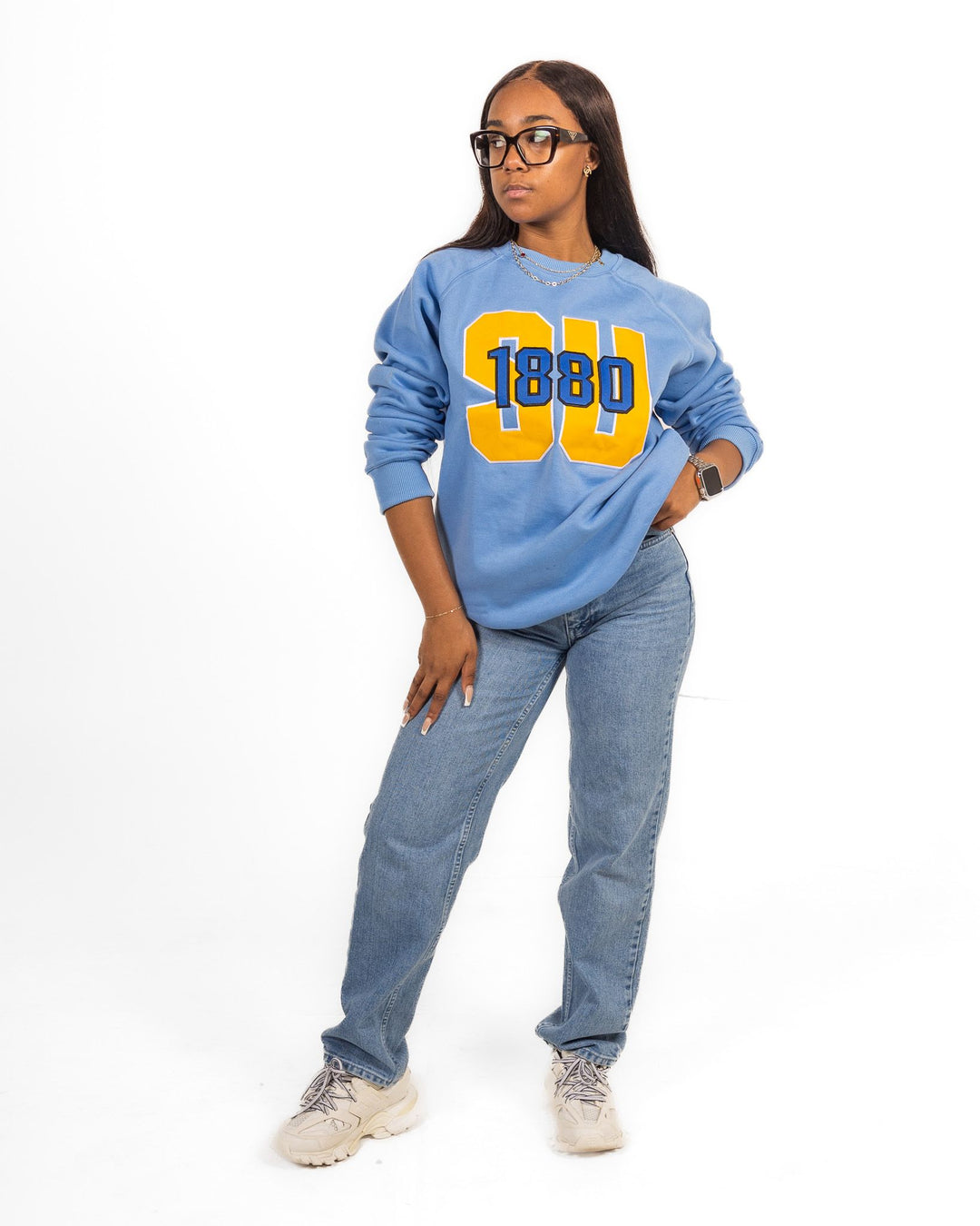 1880 Crewneck - Columbia Blue