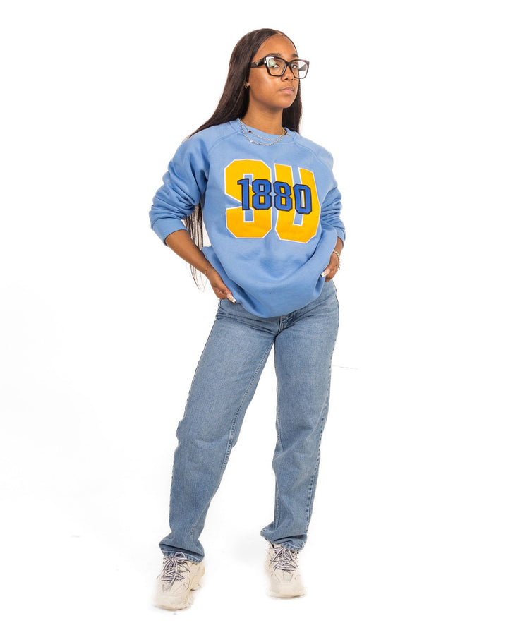 1880 Crewneck - Columbia Blue