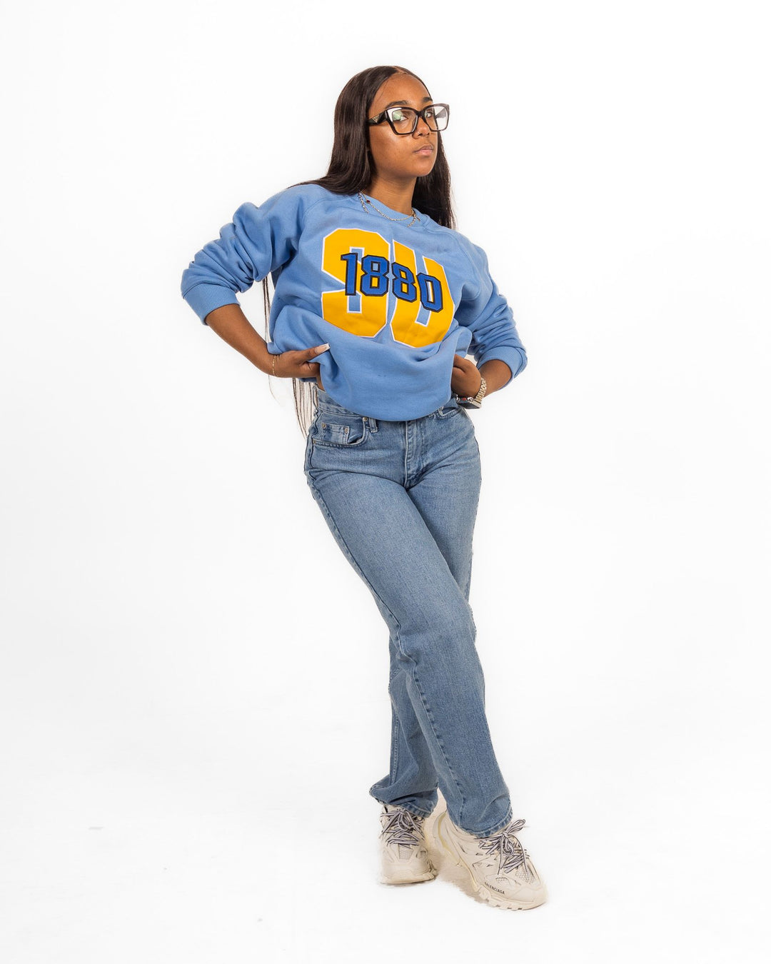 1880 Crewneck - Columbia Blue