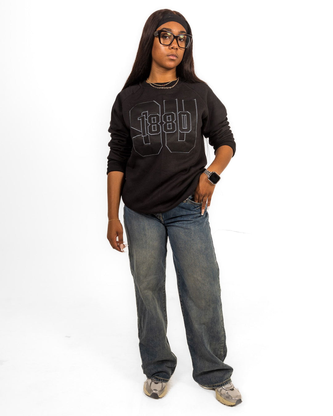 1880 Crewneck - Black