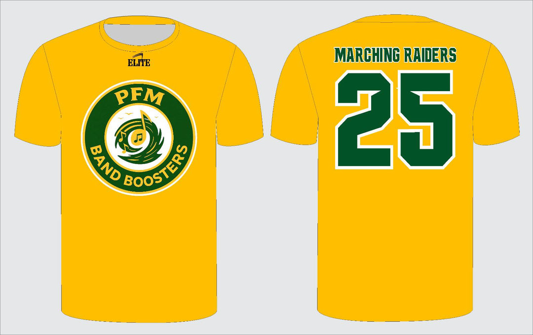 PFM Band Boosters T-shirt - Yellow