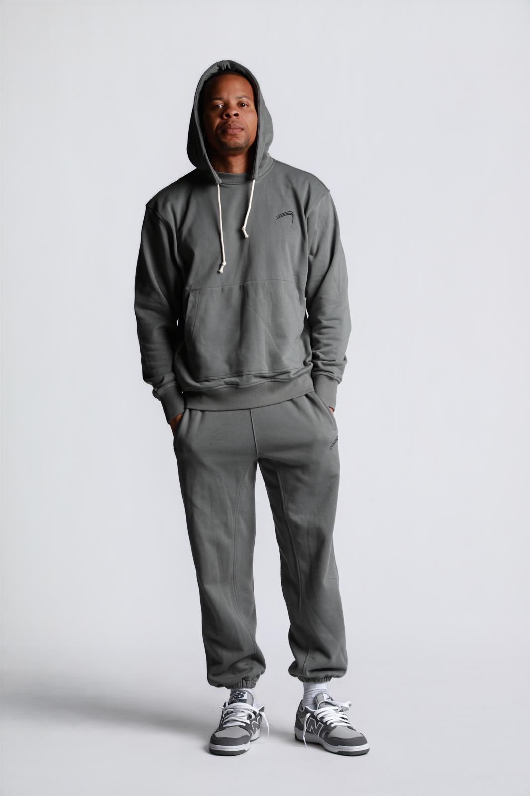 Elite Crewneck Hoody - Grey