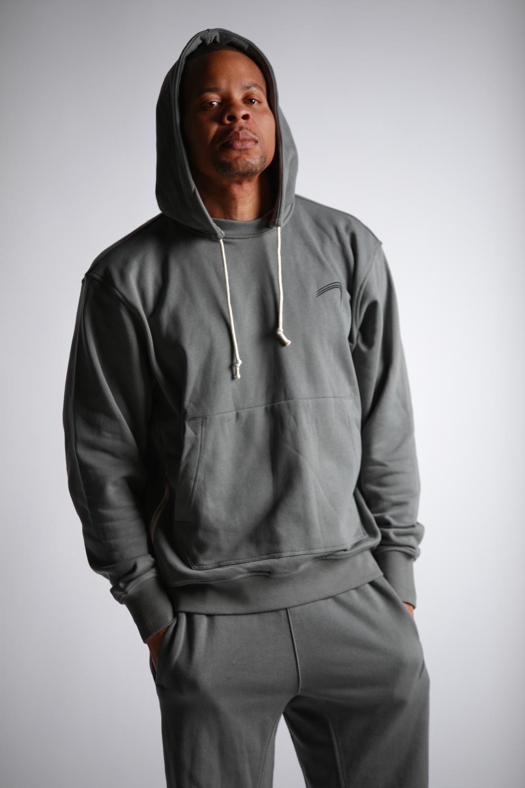 Elite Crewneck Hoody - Grey