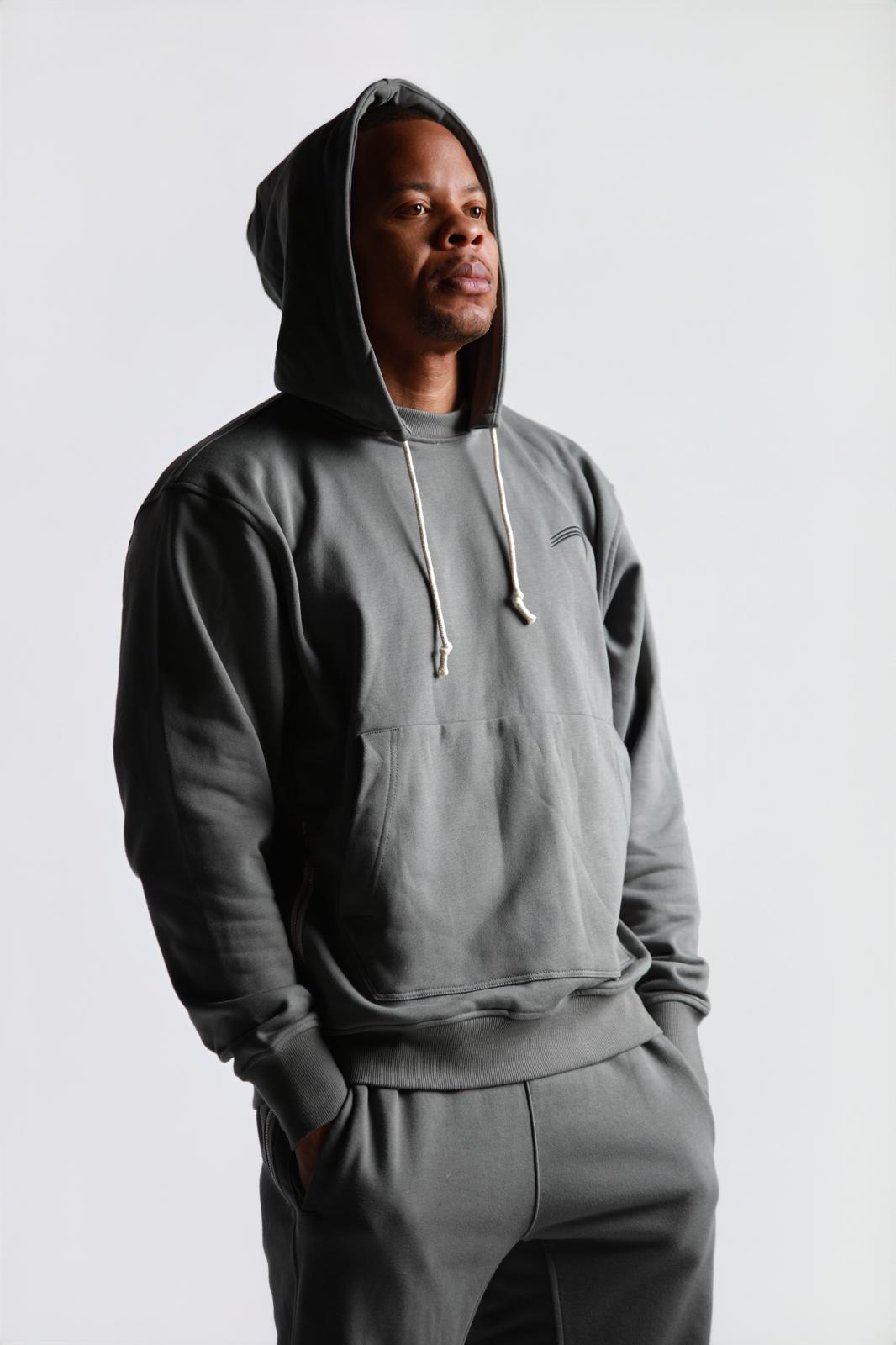 Elite Crewneck Hoody - Grey