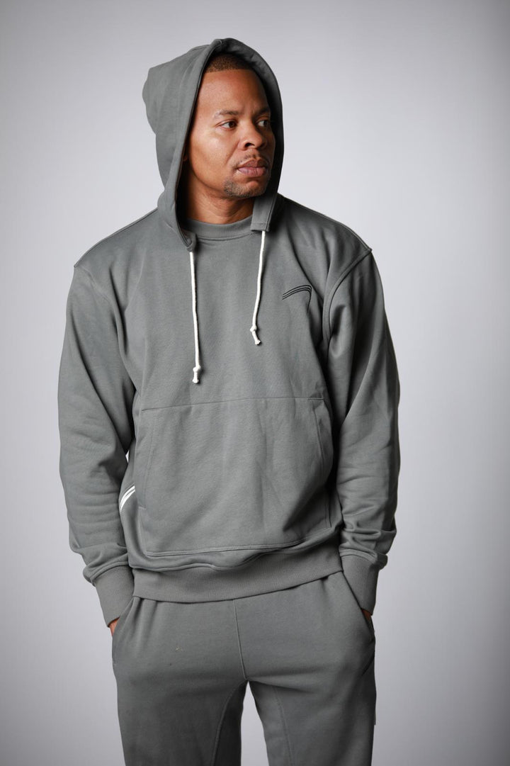 Elite Crewneck Hoody - Grey