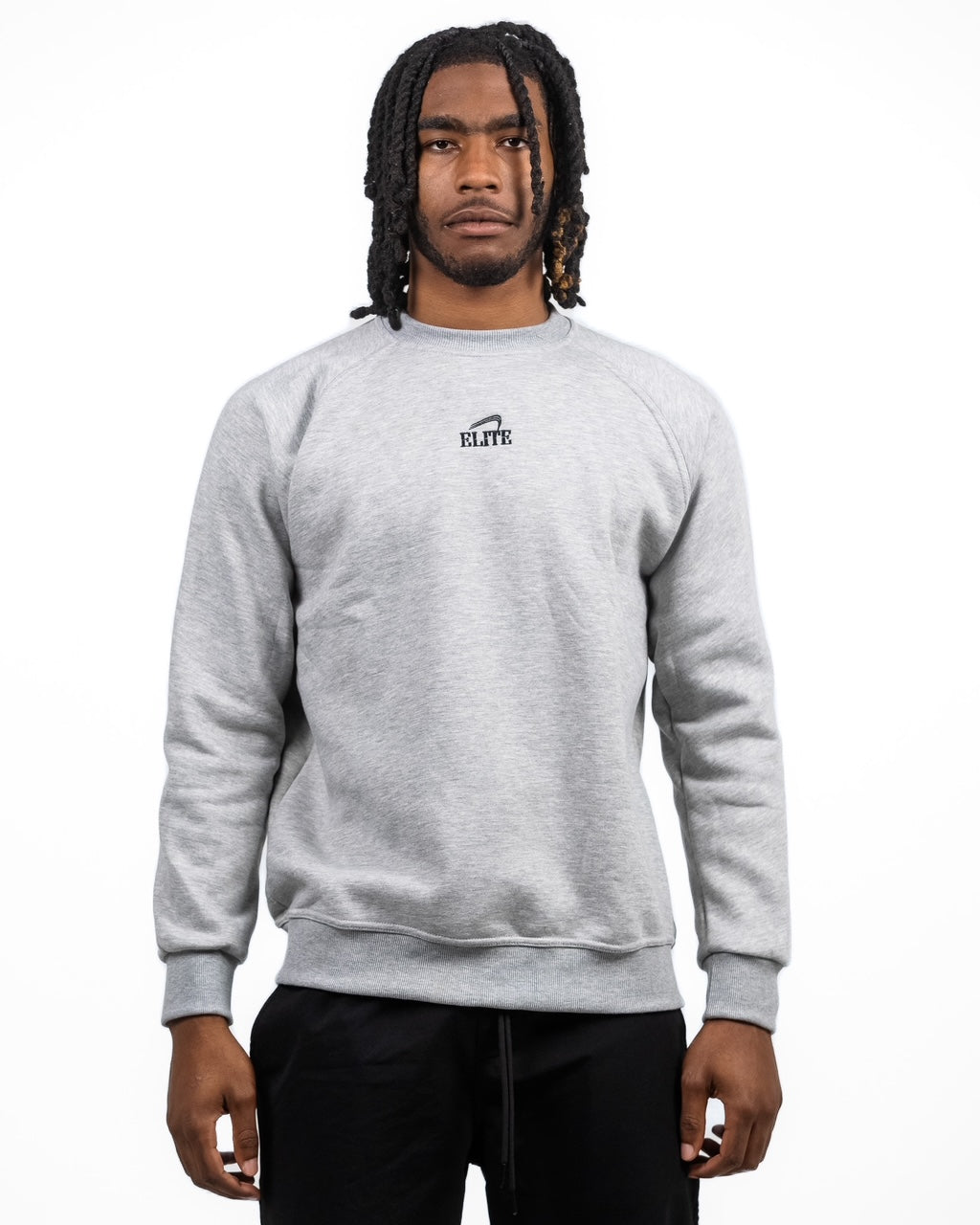 Elite Crewneck Sweatshirt - Light Grey