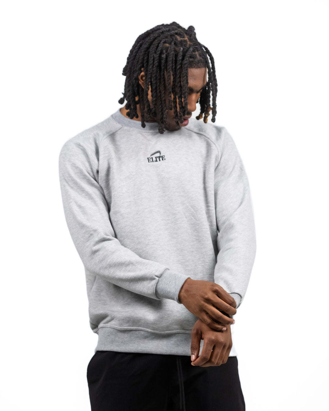 Elite Crewneck Sweatshirt - Light Grey
