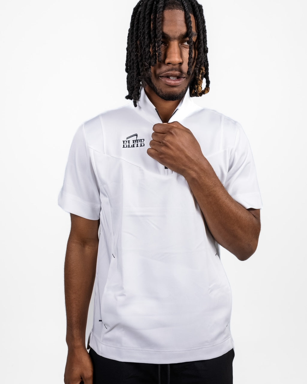Elite Sideline Coach Pullover - White