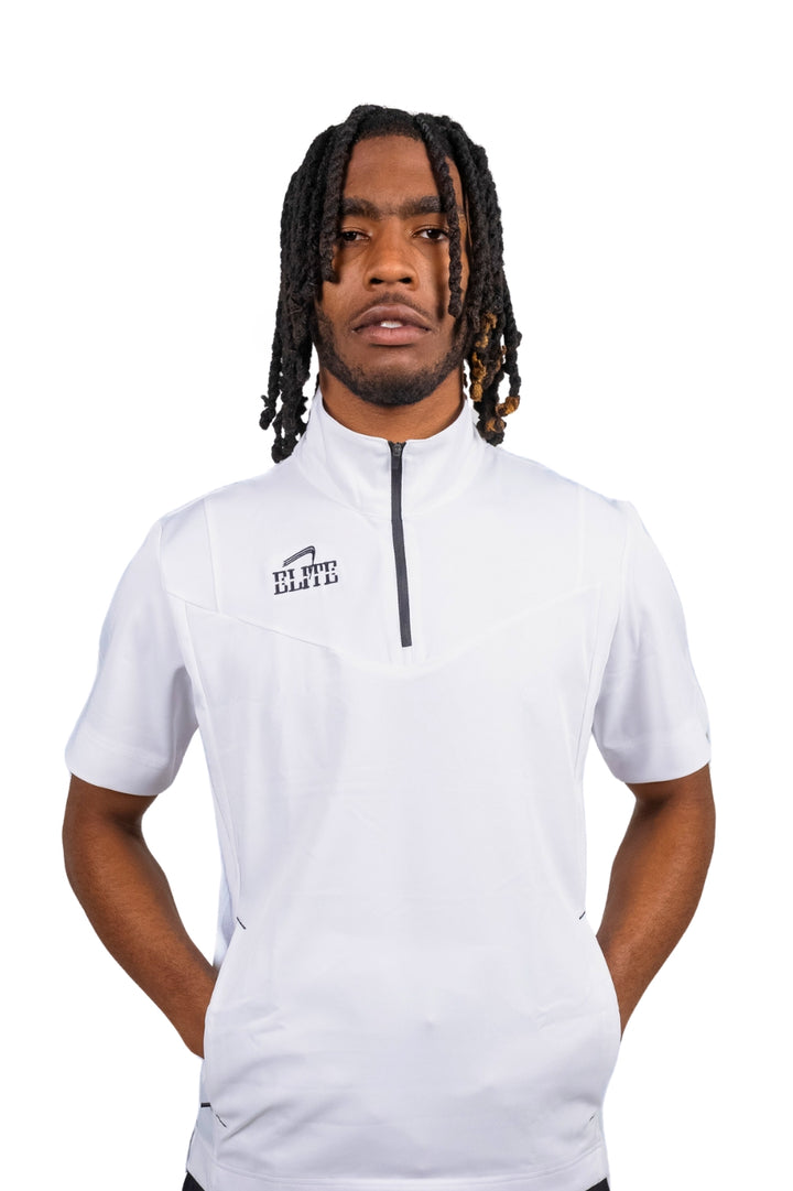 Elite Sideline Coach Pullover - White