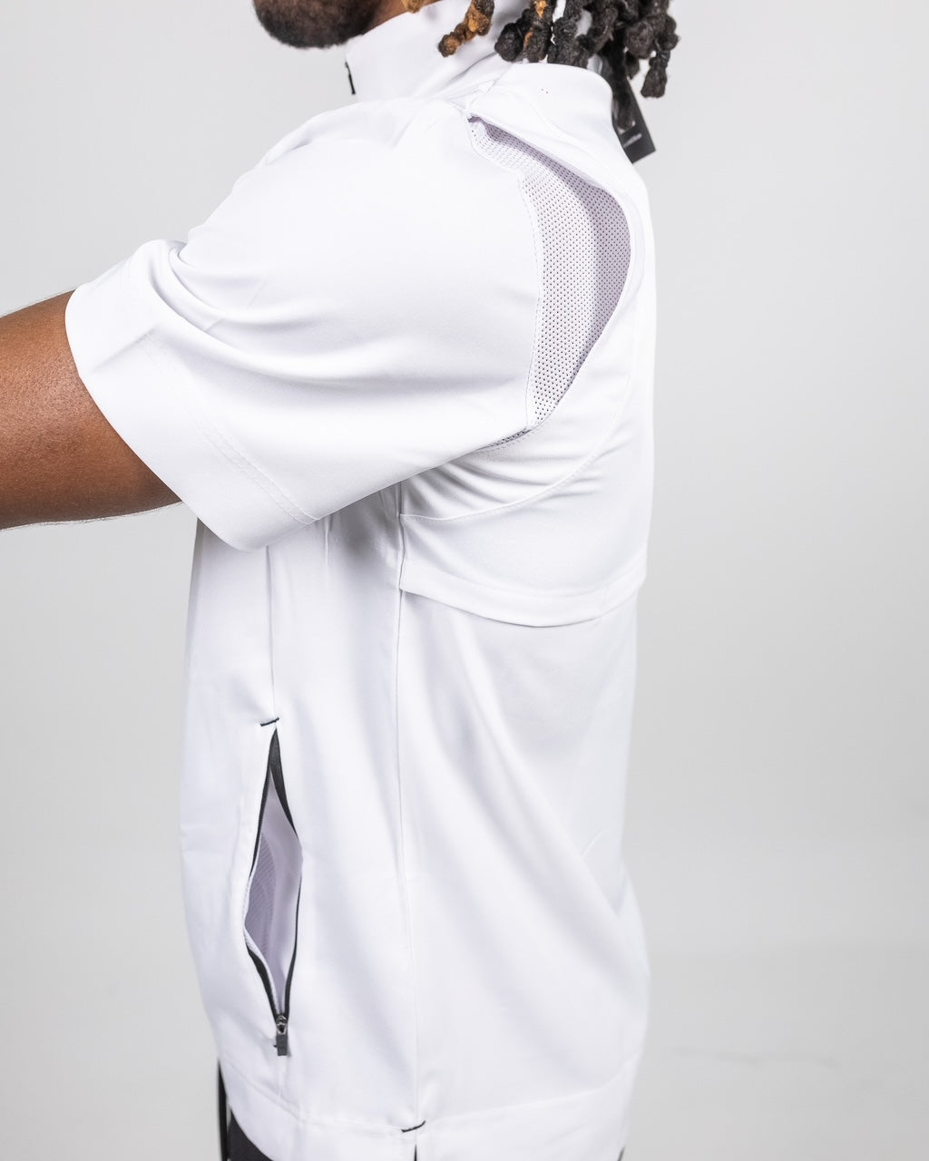 Elite Sideline Coach Pullover - White