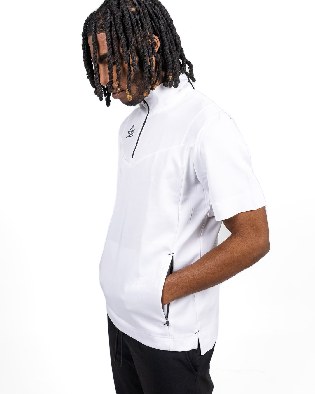Elite Sideline Coach Pullover - White