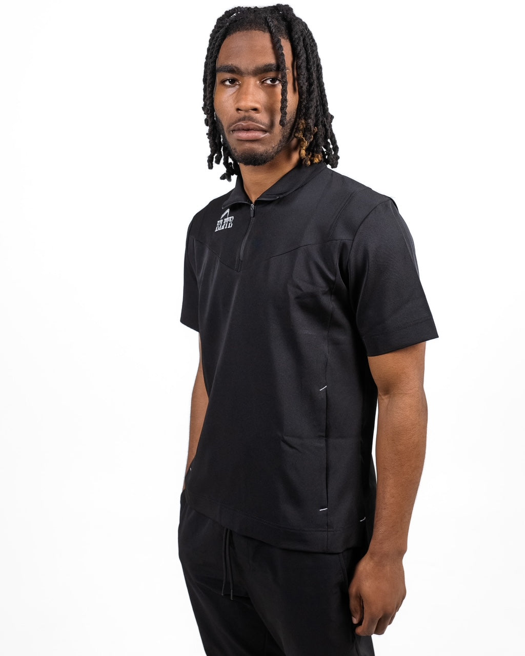 Elite Sideline Coach Pullover - Black