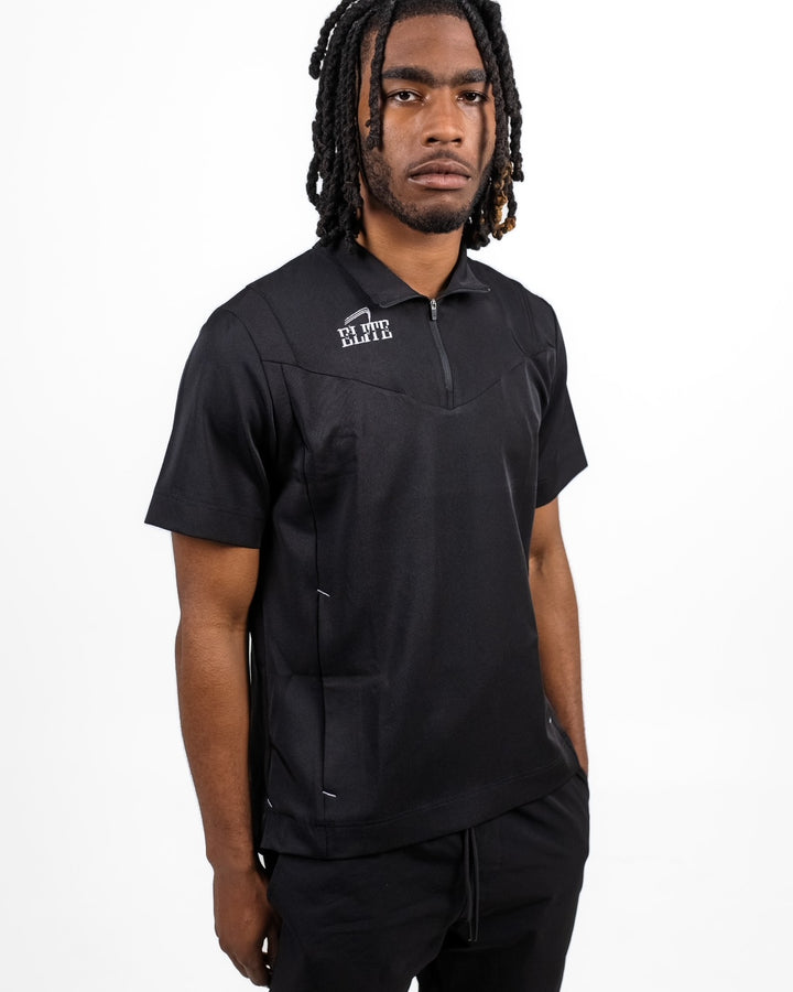 Elite Sideline Coach Pullover - Black