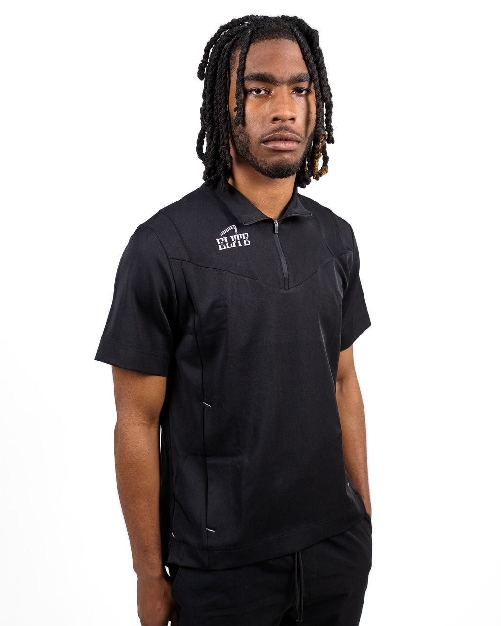 Elite Sideline Coach Pullover - Black