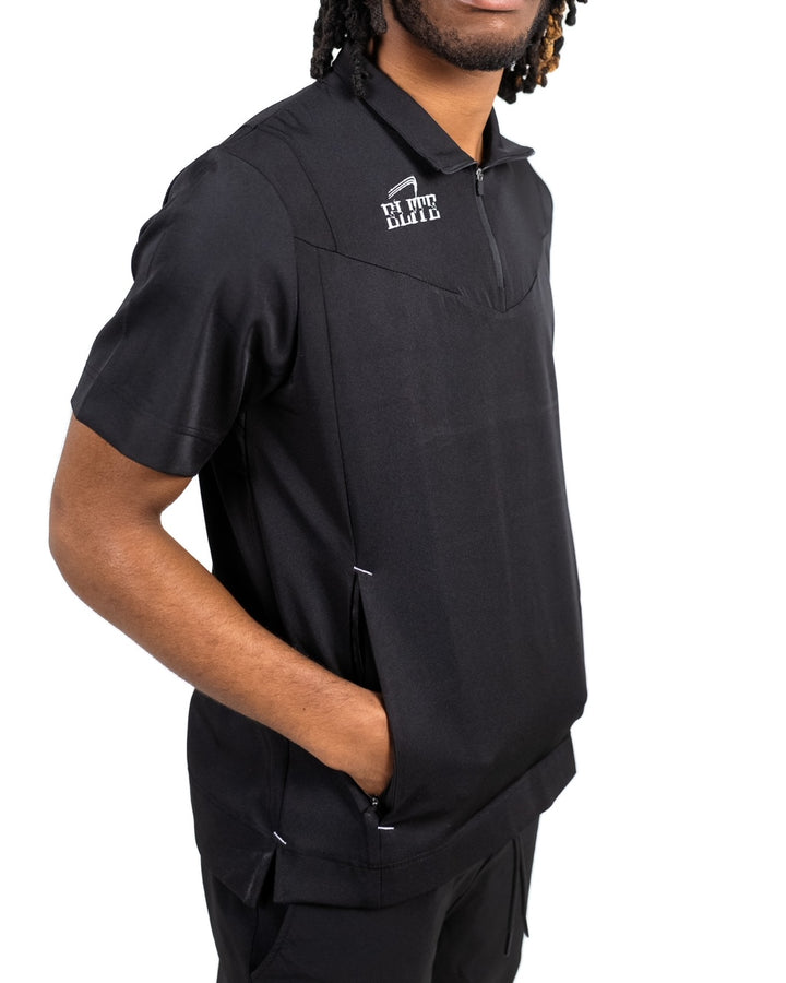 Elite Sideline Coach Pullover - Black