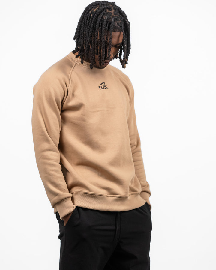 Elite CREWNECK SWEATSHIRT - Desert Sand