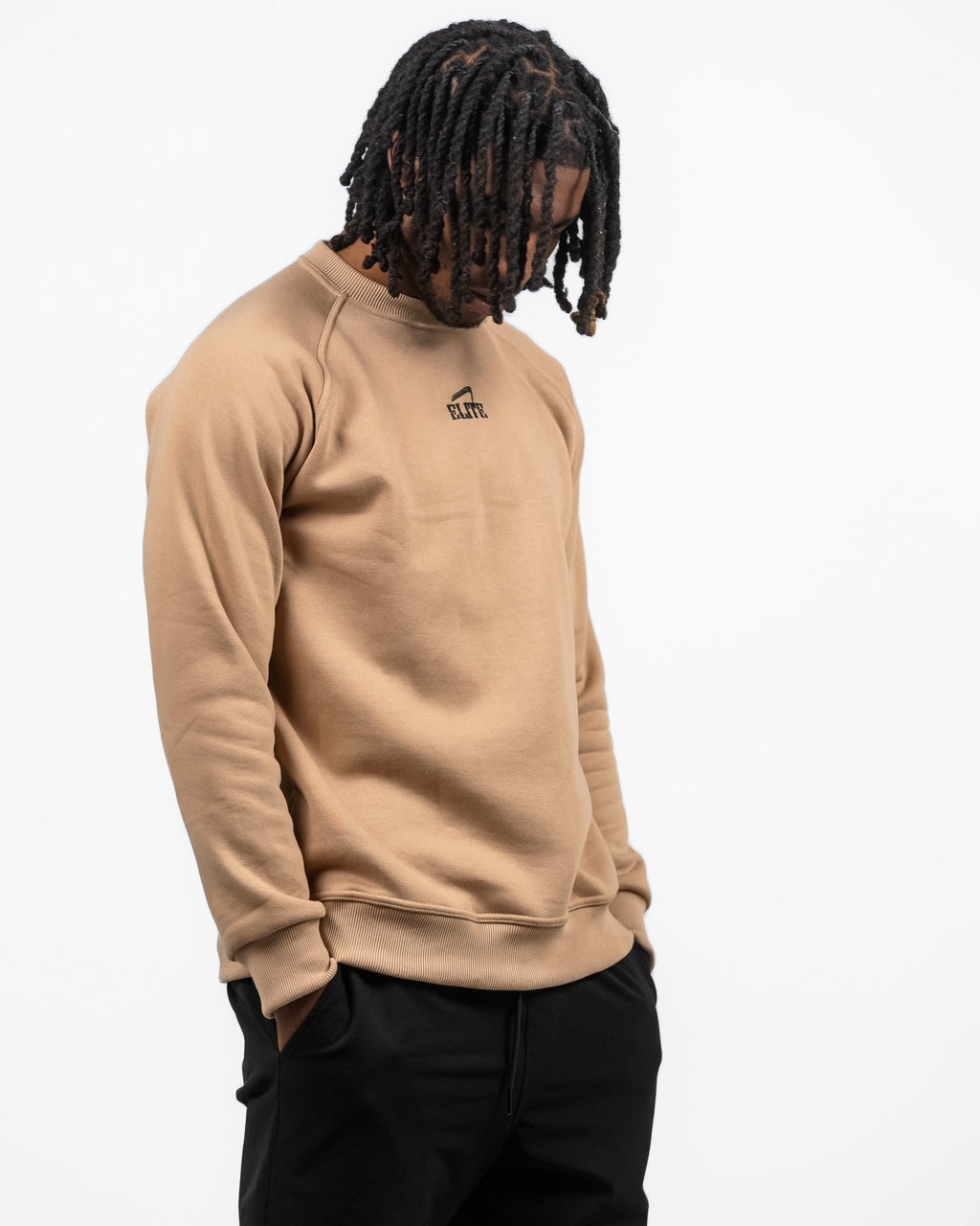 Elite CREWNECK SWEATSHIRT - Desert Sand